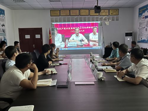 【河海水文】水發(fā)水控集團(tuán)黨委委員、紀(jì)委書(shū)記王高升到河海公司全面從嚴(yán)治黨、黨風(fēng)廉政建設(shè)專題調(diào)研 (1).jpg